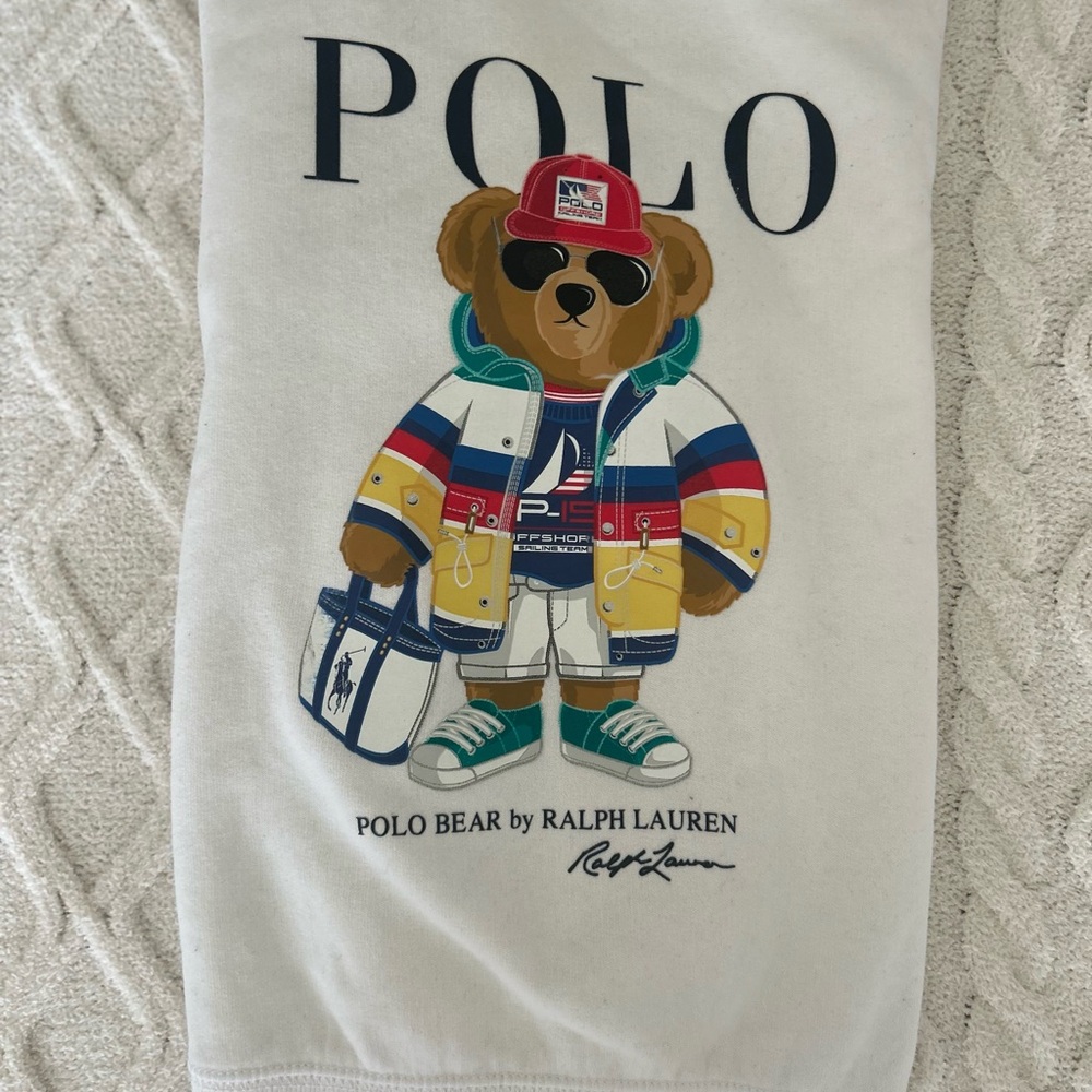 Ralph Lauren Polo Bear Graphic sweatshirt in White